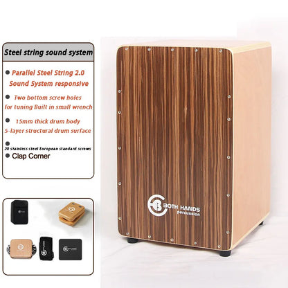 Solid Wood Cajon Drum Box