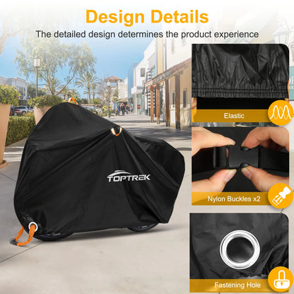 Toptrek High Quality Multipurpose Bicycle Protector - 210T Fabric