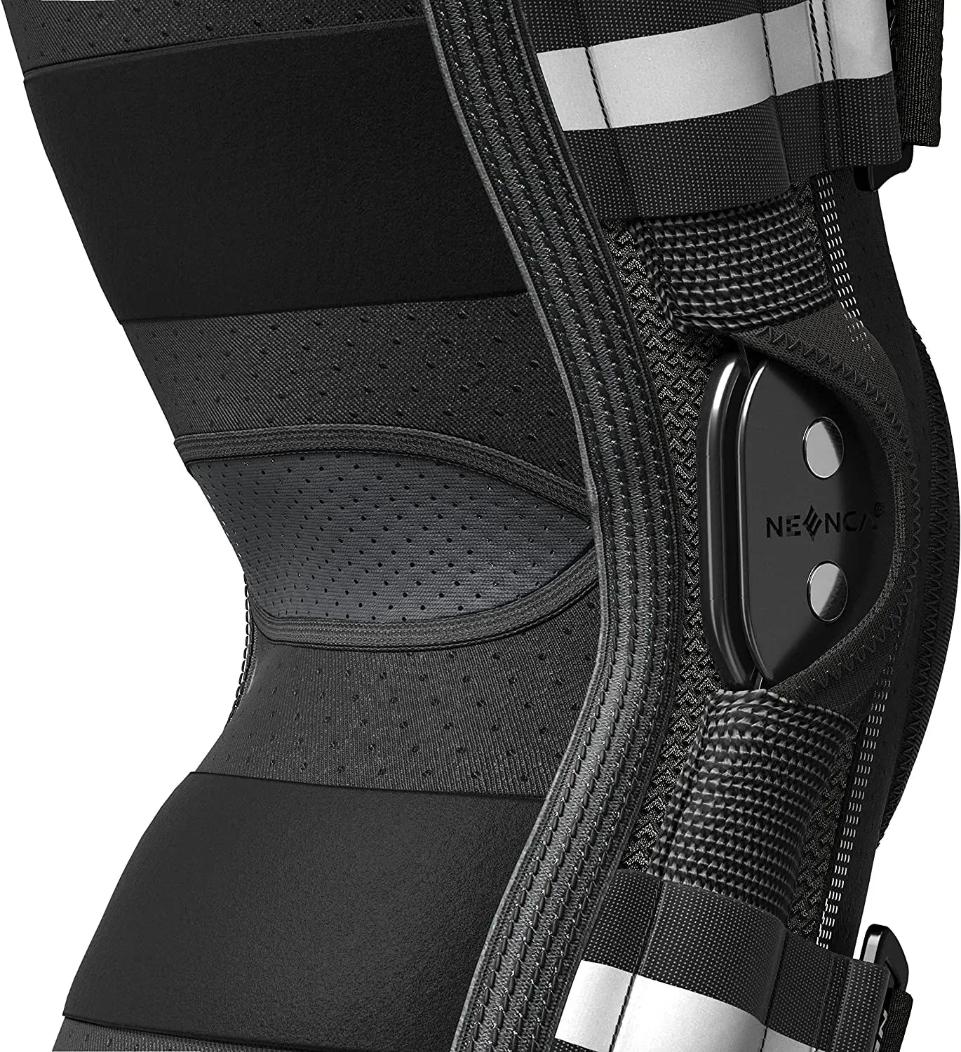 Knee Support with Side Stabilizers | Joint Pain/Relief Arthritis/Meniscus/Tear ACL PCL