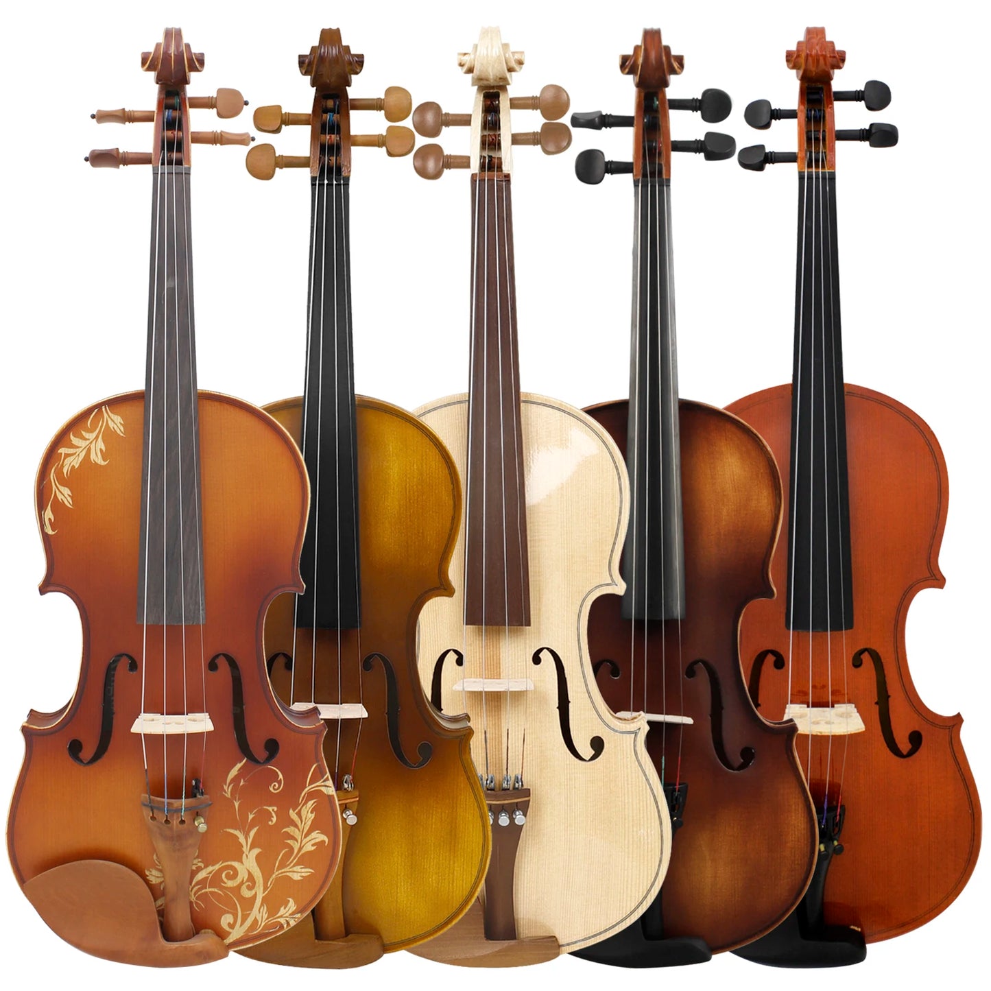 IRIN Violin 4/4 Acoustic Violin Spruce Solid Wood Fiddle with Case Bow Strings Shoulder Rest Cloth Violin Accessories