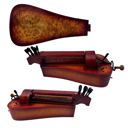 6 strings 24 keys Maple wood back Hurdy Gurdy - 6 Different Color