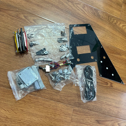 Dimebag Stealth Style DIY Electric Guitar Kit Mahogany Body Rosewood Fret free shipping