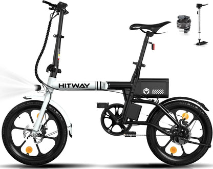 HITWAY 16” 250W City E-Bike | Max.Range 25-60KM