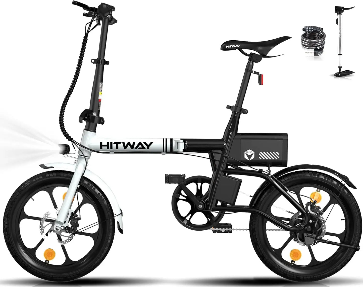 16” Lightweight 250W City E-Bike | Max.Range 25-60KM