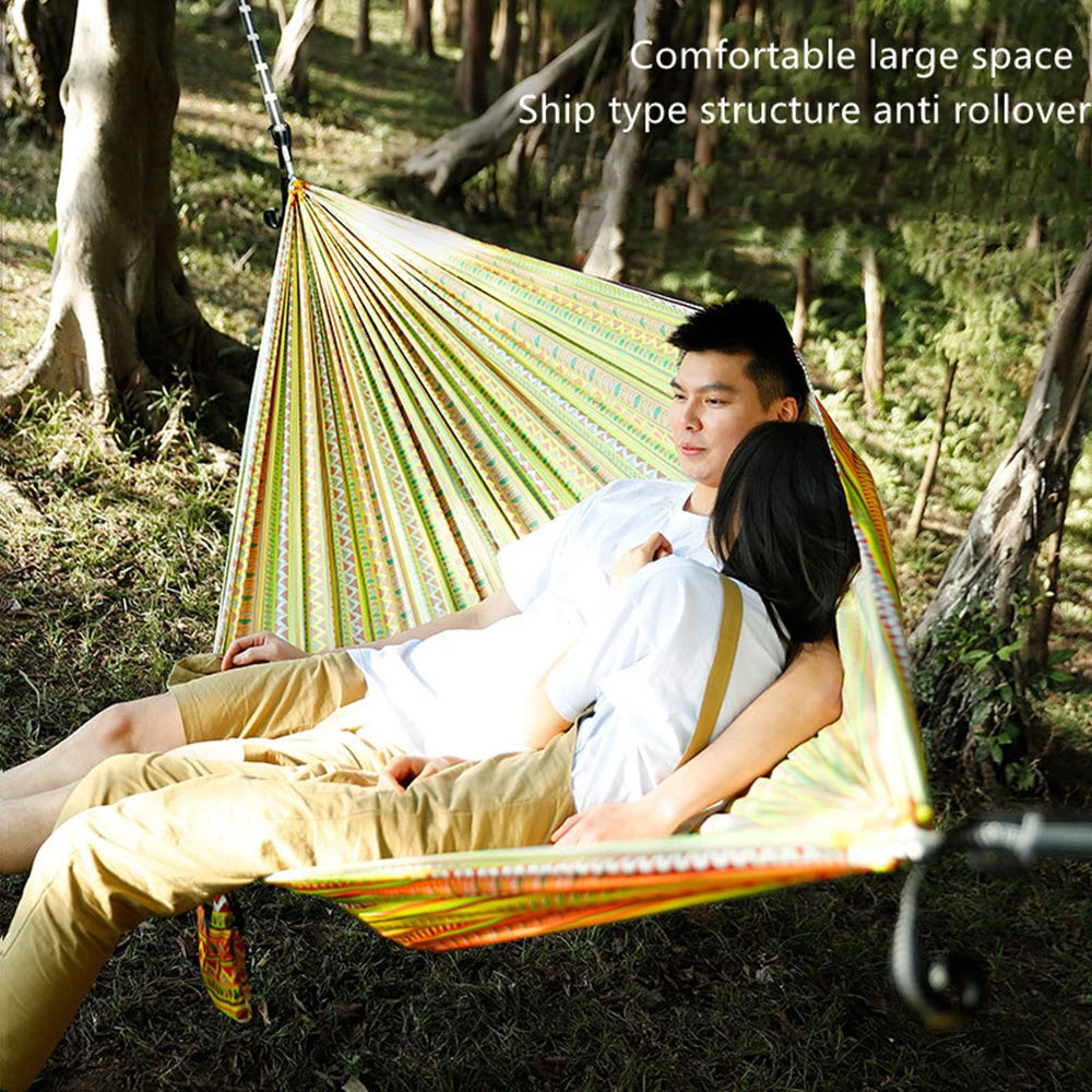 Portable Quick Open Parachute Double Camping Hammock