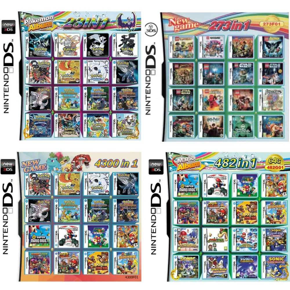 3DS NDS Game Cards