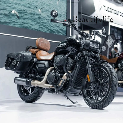 250ccV Double Cylinder CC Retro Locomotive Motorcycle Cruise  - Heavy Duty / Water Cooled