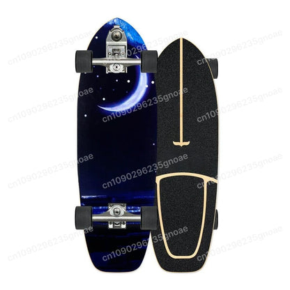 CX4 Land Surfboard Surfskate, No-Push Training Board for Adults & Beginners