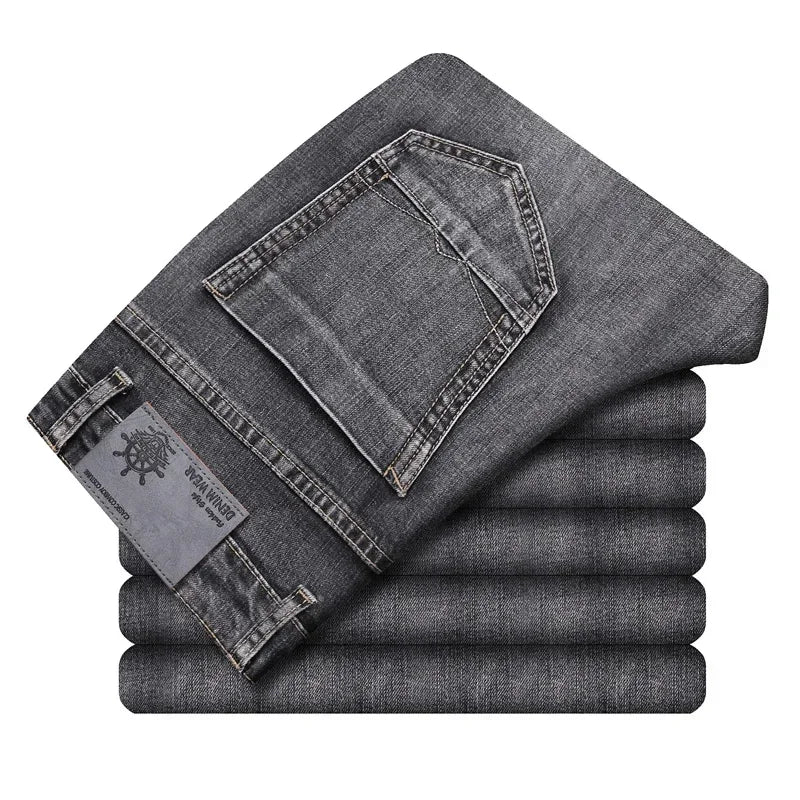 Men's Cotton Stretch Casual Denim Jeans