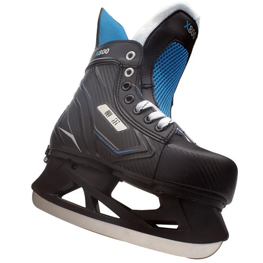 Adjustable Ice Hockey Skates for Adults – Insulated Winter Ice Skates with Stainless Steel Blades for Beginners