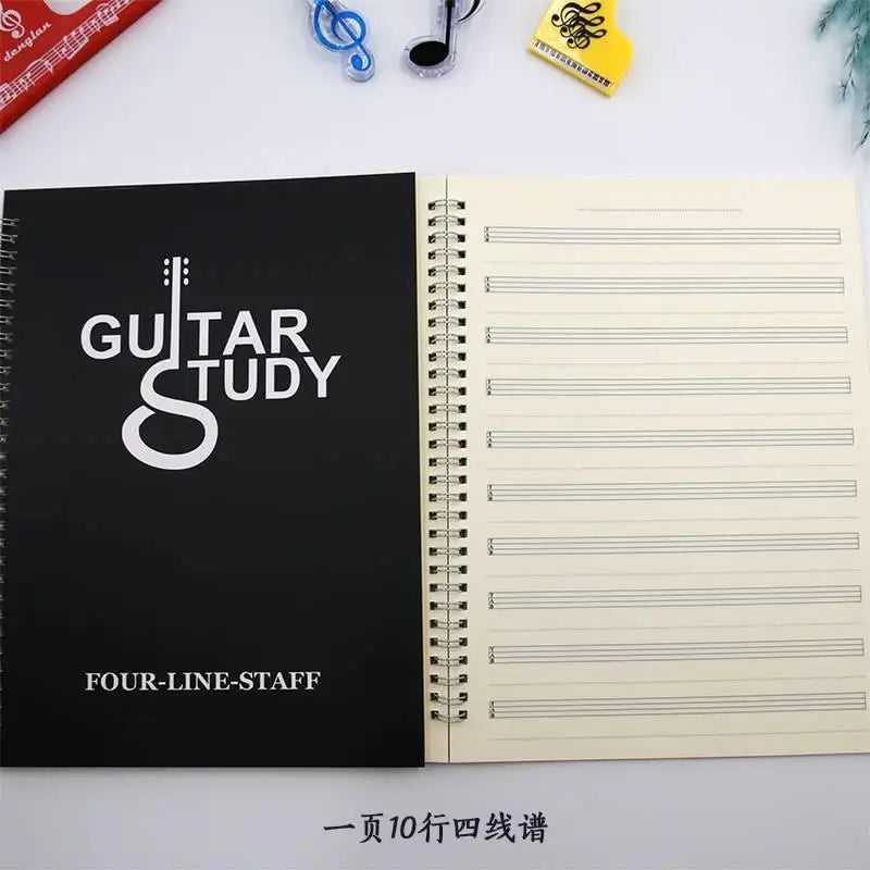Blank Six-Line Music Notebook