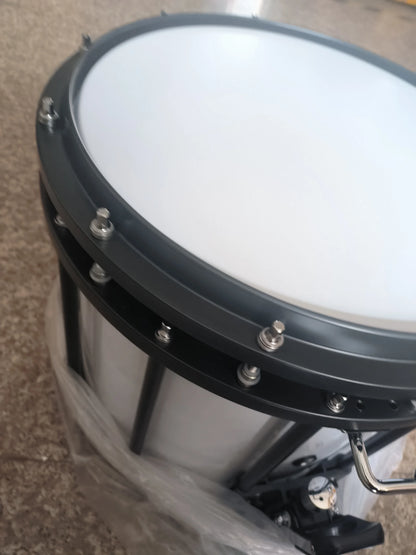 Marching Snare Drum 14x12 Inch, Full Set Marching Percussion with Carrier, Professional Grade for Drum Line and Marching Band