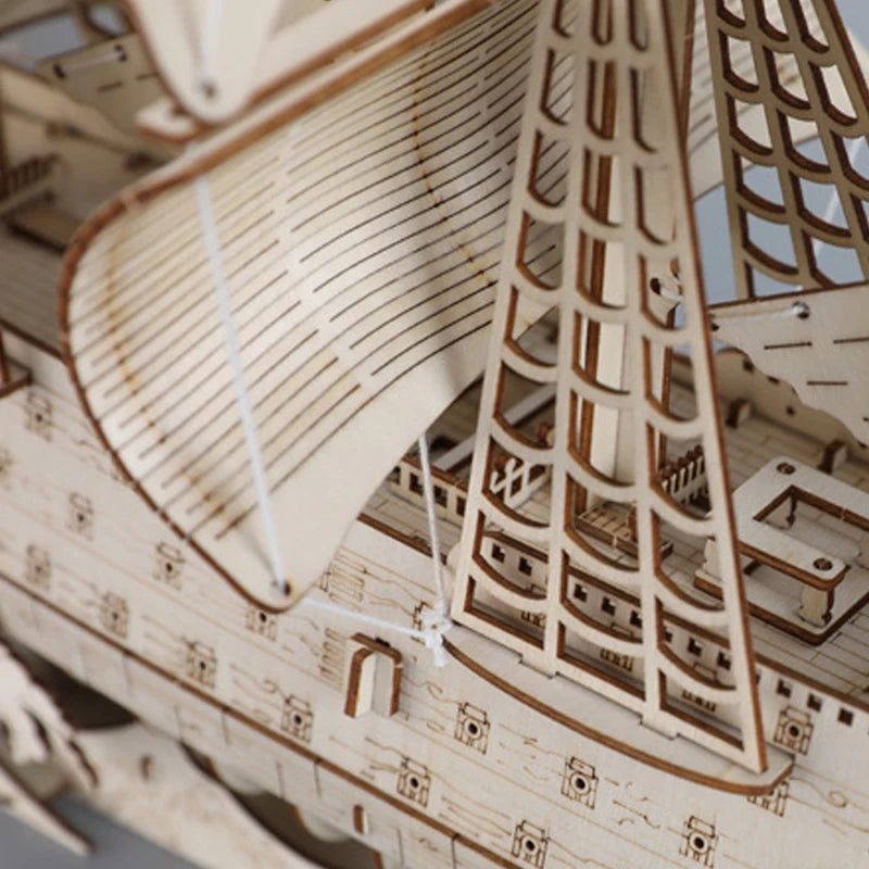 DIY 3D  HMS Victory Sailing Ship Model  Wooden Puzzles
