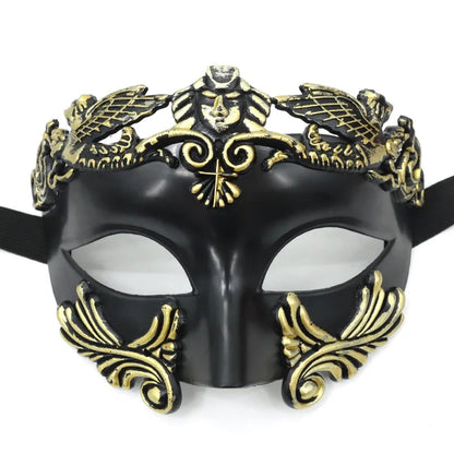 Cross-border Halloween Venice Ancient Greece and Rome Mask Egyptian Men's Masquerade Samurai Mask