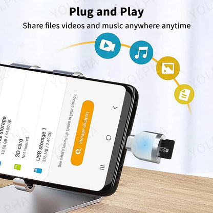 High Speed Type C To Micro-SD TF Adapter | Apple/Samsung