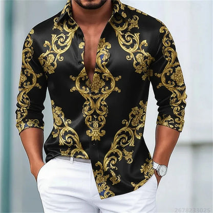 Men's Shirts Luxury Slim Fit Comfortable Fabric Tops XS-6XL