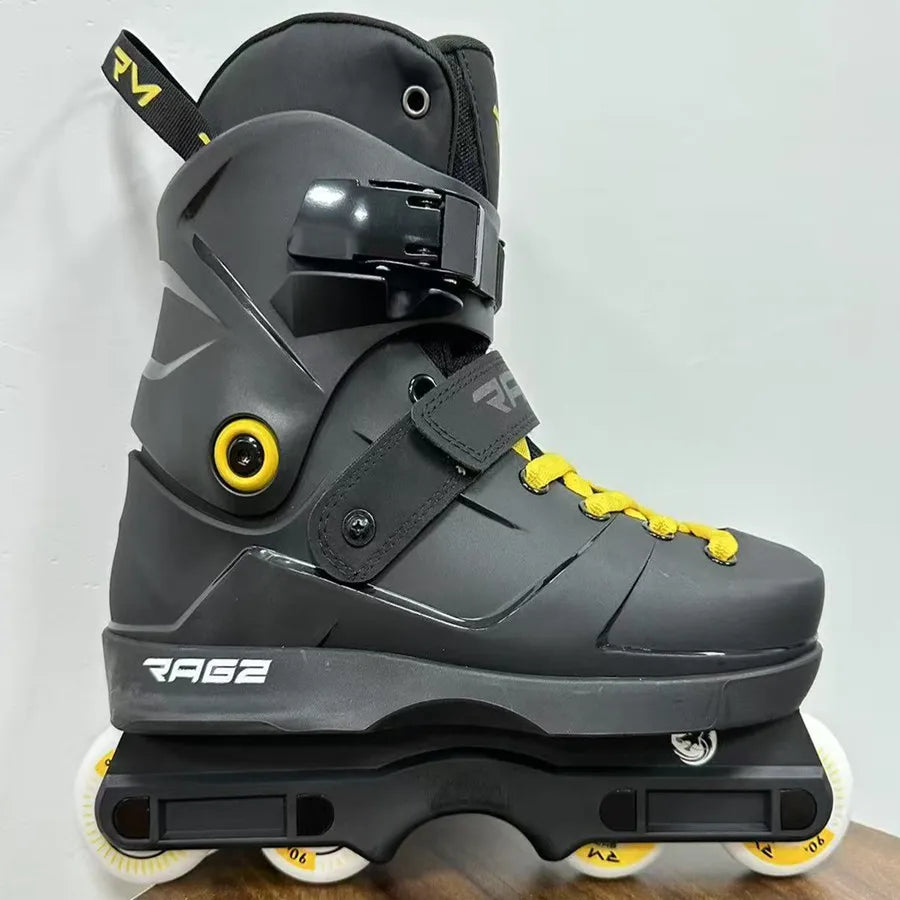 Professional Aggressive Inline Skates for Men & Women – Ultralight Street Roller Blades with Durable Comfort Fit