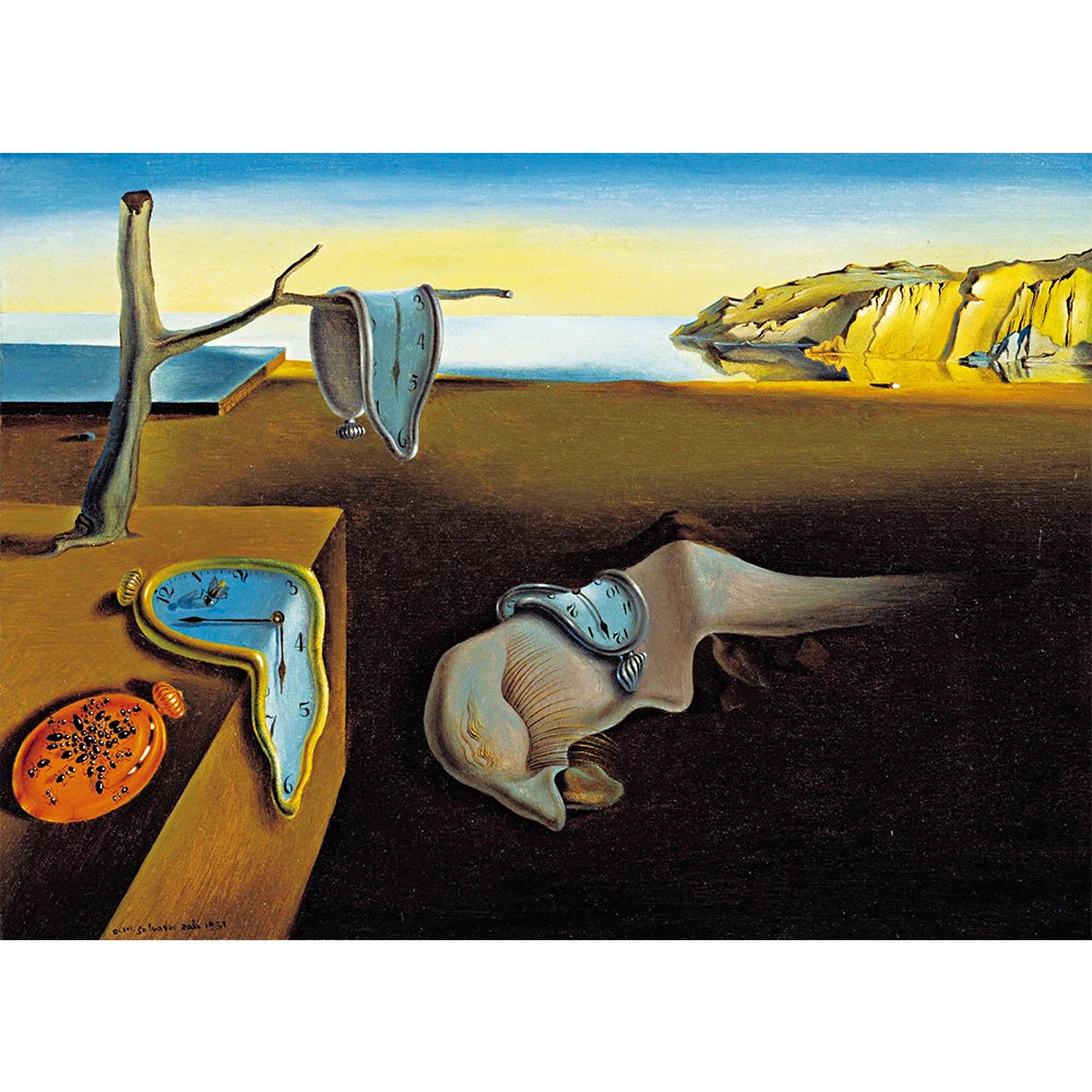 Salvador Dali The Persistence of Memory Jigsaw Puzzle - 1000 Pieces
