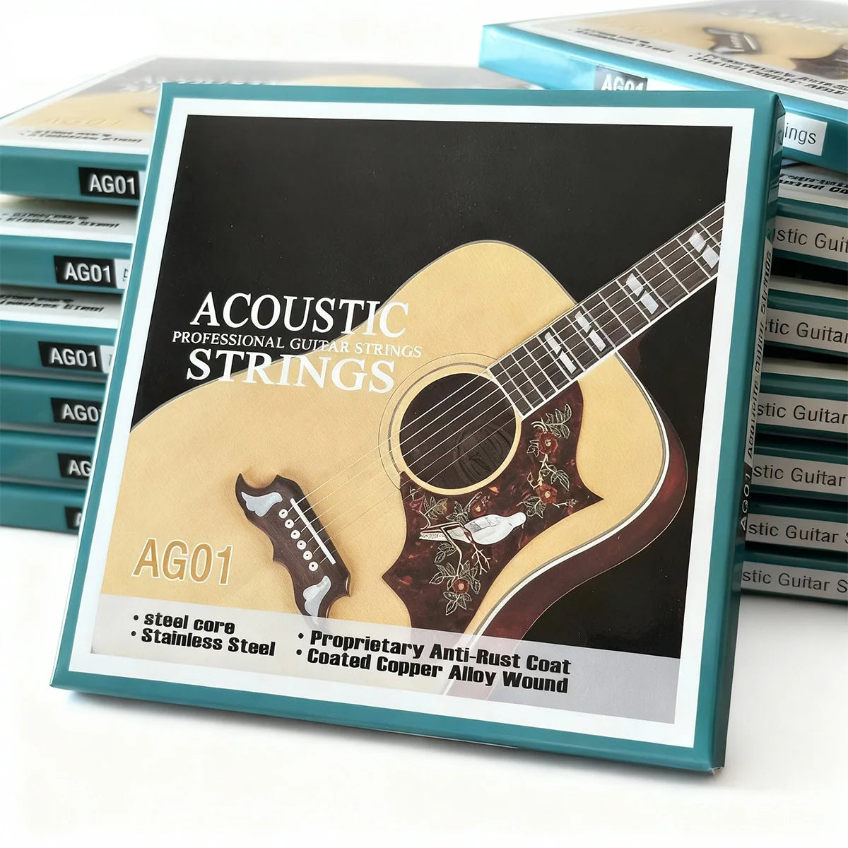 Folk Guitar Acoustic Guitar Strings - Stainless Steel,Coated Copper Alloy Wound - 010-047(Light)