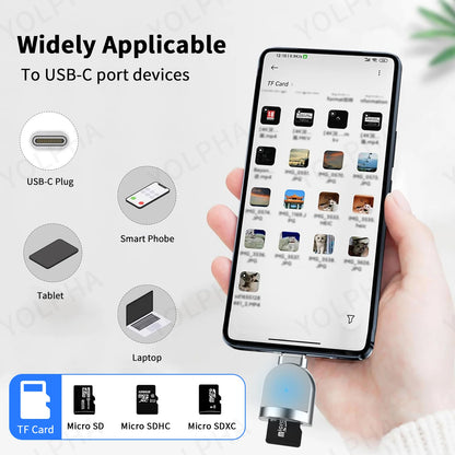 High Speed Type C To Micro-SD TF Adapter | Apple/Samsung
