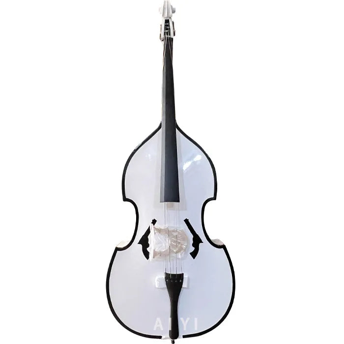 4/4 3/4 Upright Double Bass - White