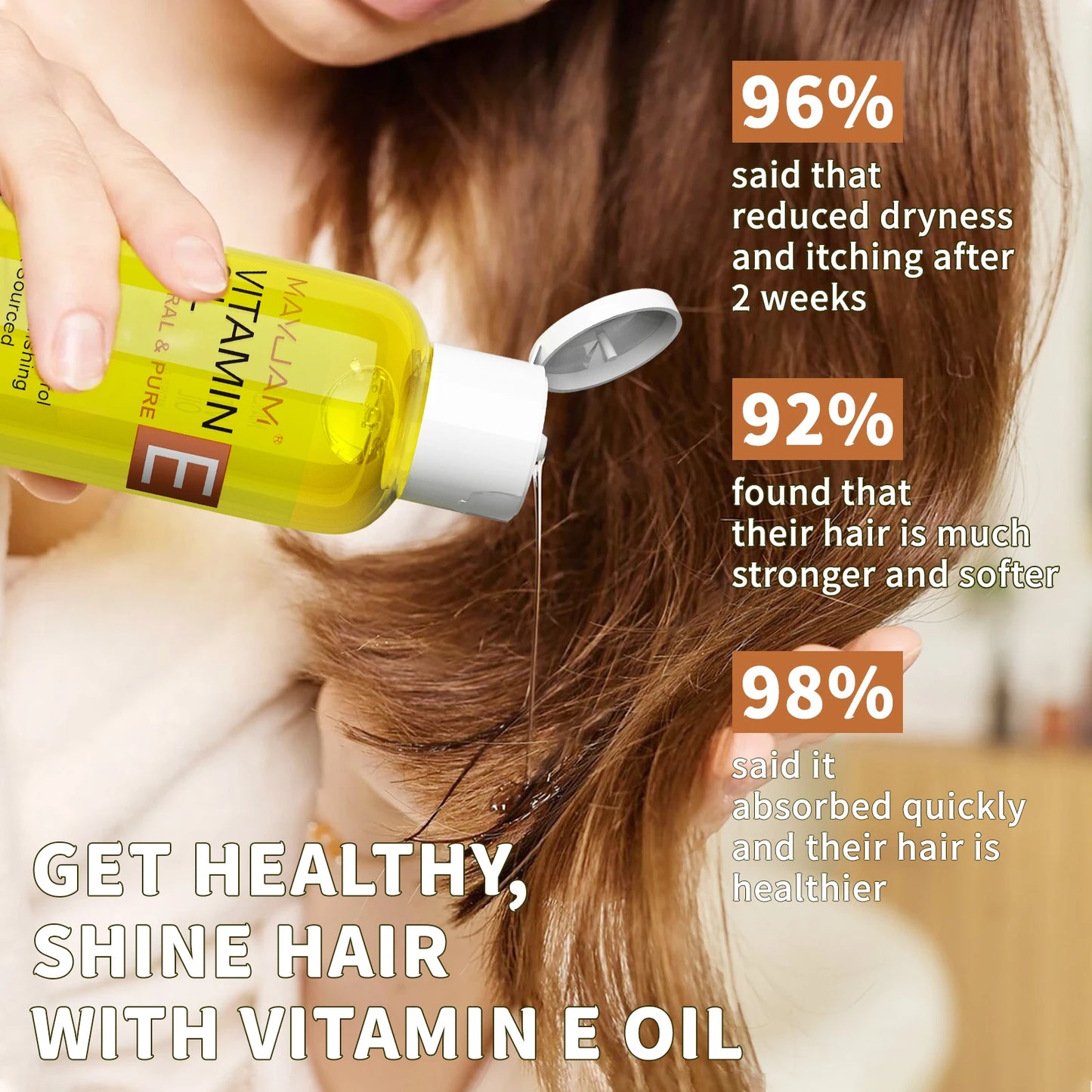MAYJAM Natural & Pure Vitamin E Oil Skincare - 118ml 236ml