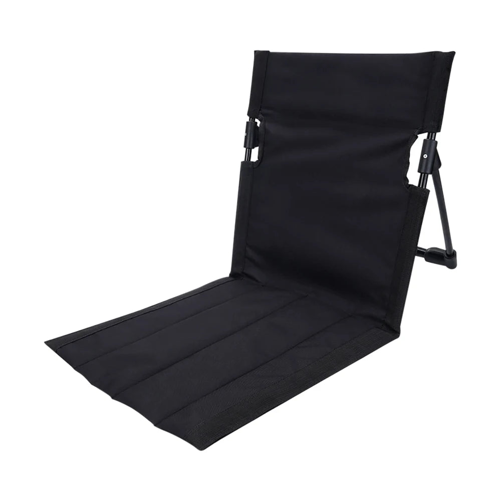 1pc Foldable Camping Chair Outdoor Garden Park Single Lazy Chair Backrest Cushion Picnic Camping Folding Back Chair Beach Chairs