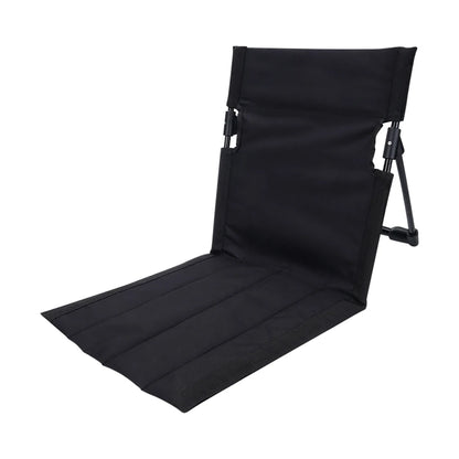 1pc Foldable Camping Chair Outdoor Garden Park Single Lazy Chair Backrest Cushion Picnic Camping Folding Back Chair Beach Chairs