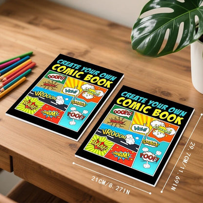 Comic Coloring Book - 24 Pages
