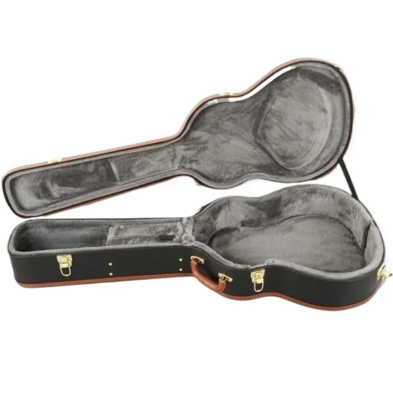 42 Inch Leather Guitar Case Portable Shockproof Stress-proof Convex Surface Hard Guitar Box Musical Instrument Accessories