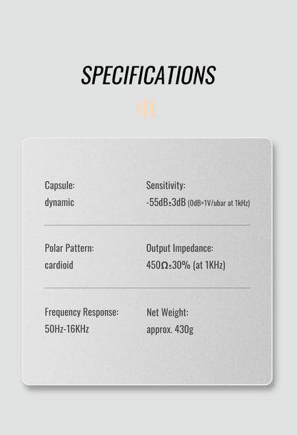 Takstar TA-68 Dynamic Microphone Handheld Mic for Vocals Recording Karaoke Cardioid Pick-up with Mic Clip Windscreen XLR Cable