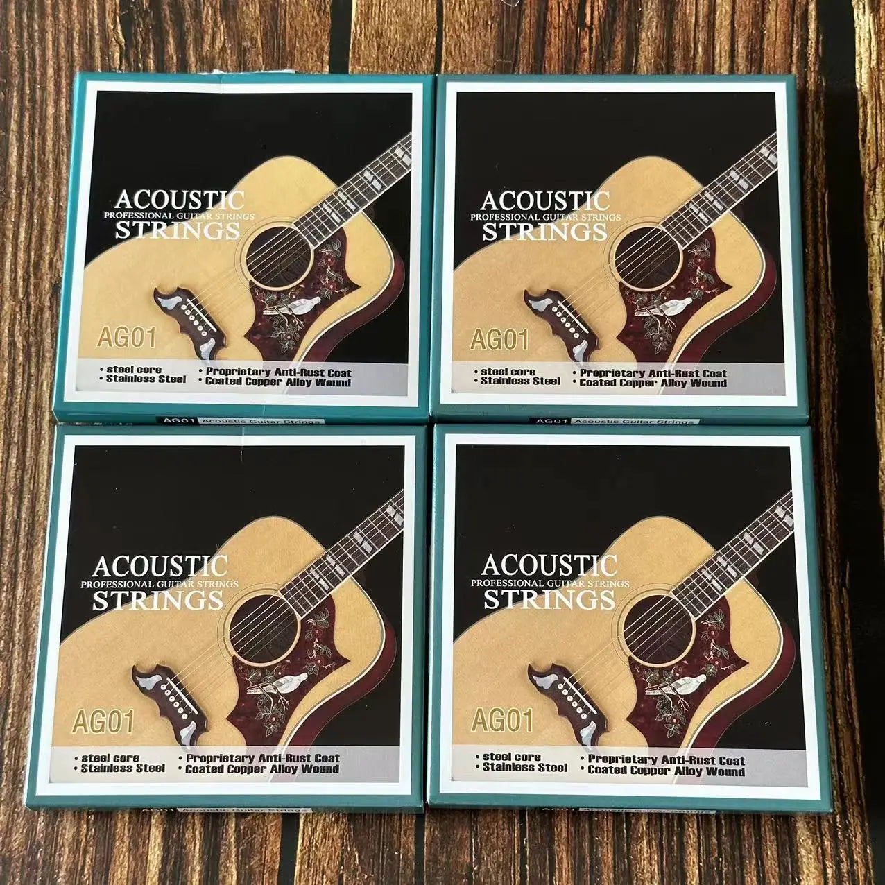 Folk Guitar Acoustic Guitar Strings - Stainless Steel,Coated Copper Alloy Wound - 010-047(Light)