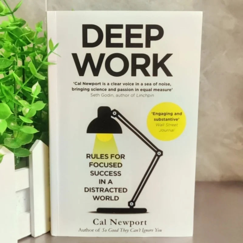 Cal Newport Deep Work Rules - Focus Success Guide for Leaders, 2025 Hardcover Motivation Book