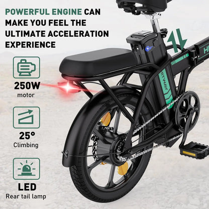 Electric Foldable City E-Bike | 36V/10.4Ah Lithium battery /electric mileage can reach 35-70k