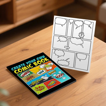 Comic Coloring Book - 24 Pages
