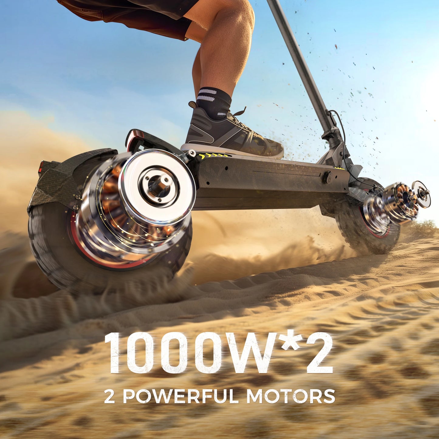 iScooter iX7 Pro Foldable Electric Kick Scooter | High Speed 60 km/h 2000W/ 48V 17.5Ah Battery