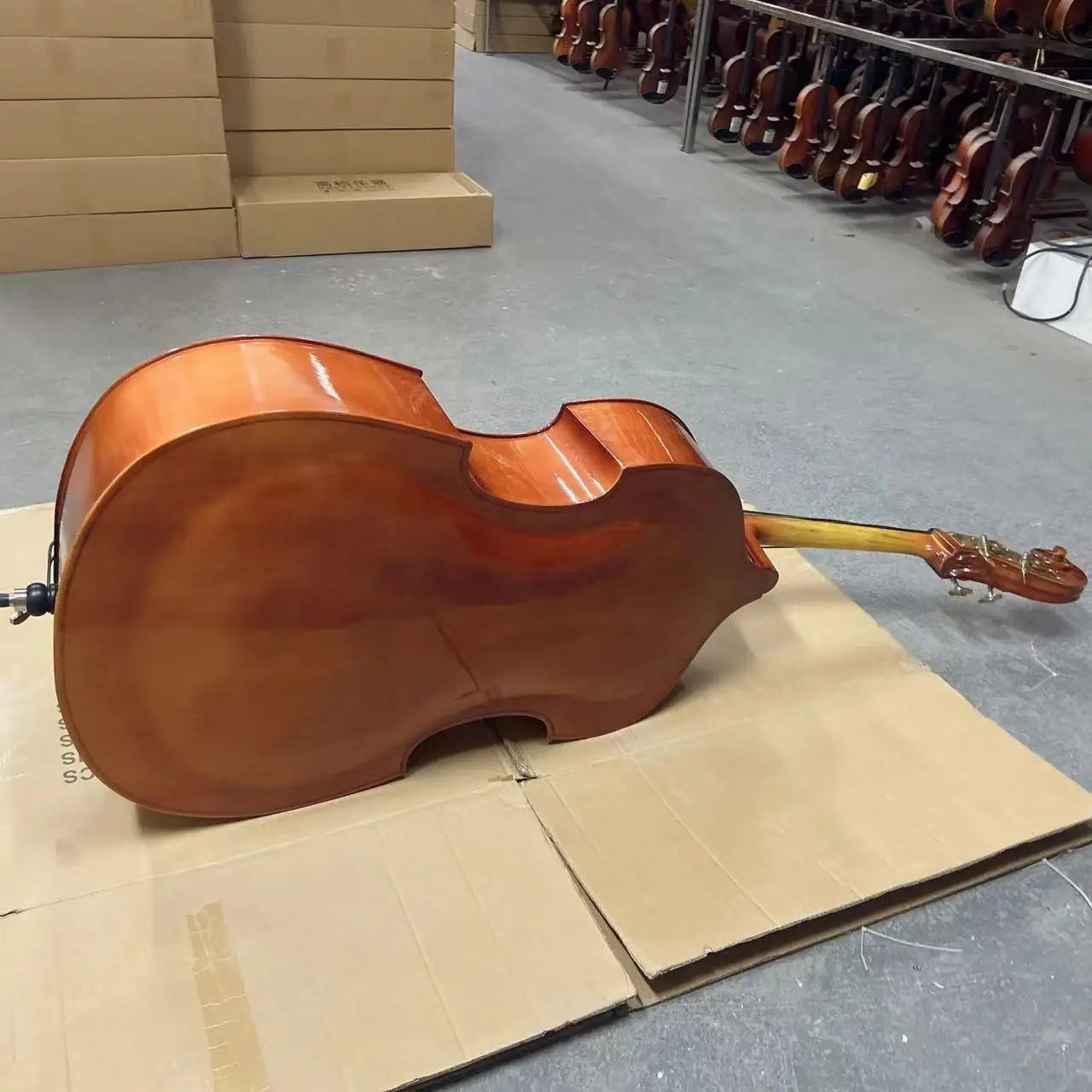Beginner Upright Bass Student Contra Bass Plywood Double Bass 1/8 1/4 1/2 3/4 4/4