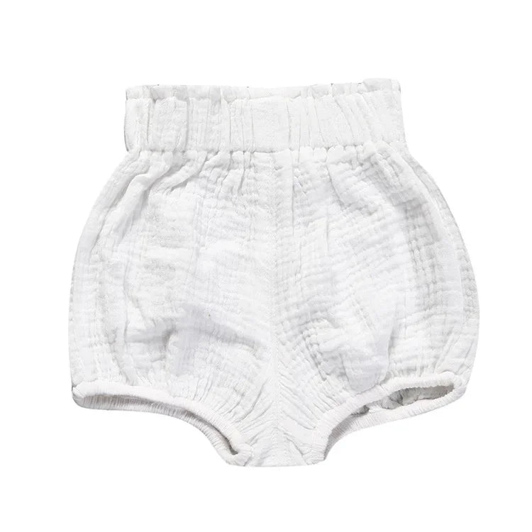 Comfortable Cotton Linen Toddler Shorts 3M-6Y