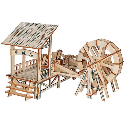 3D Chinese House Wooden Puzzle