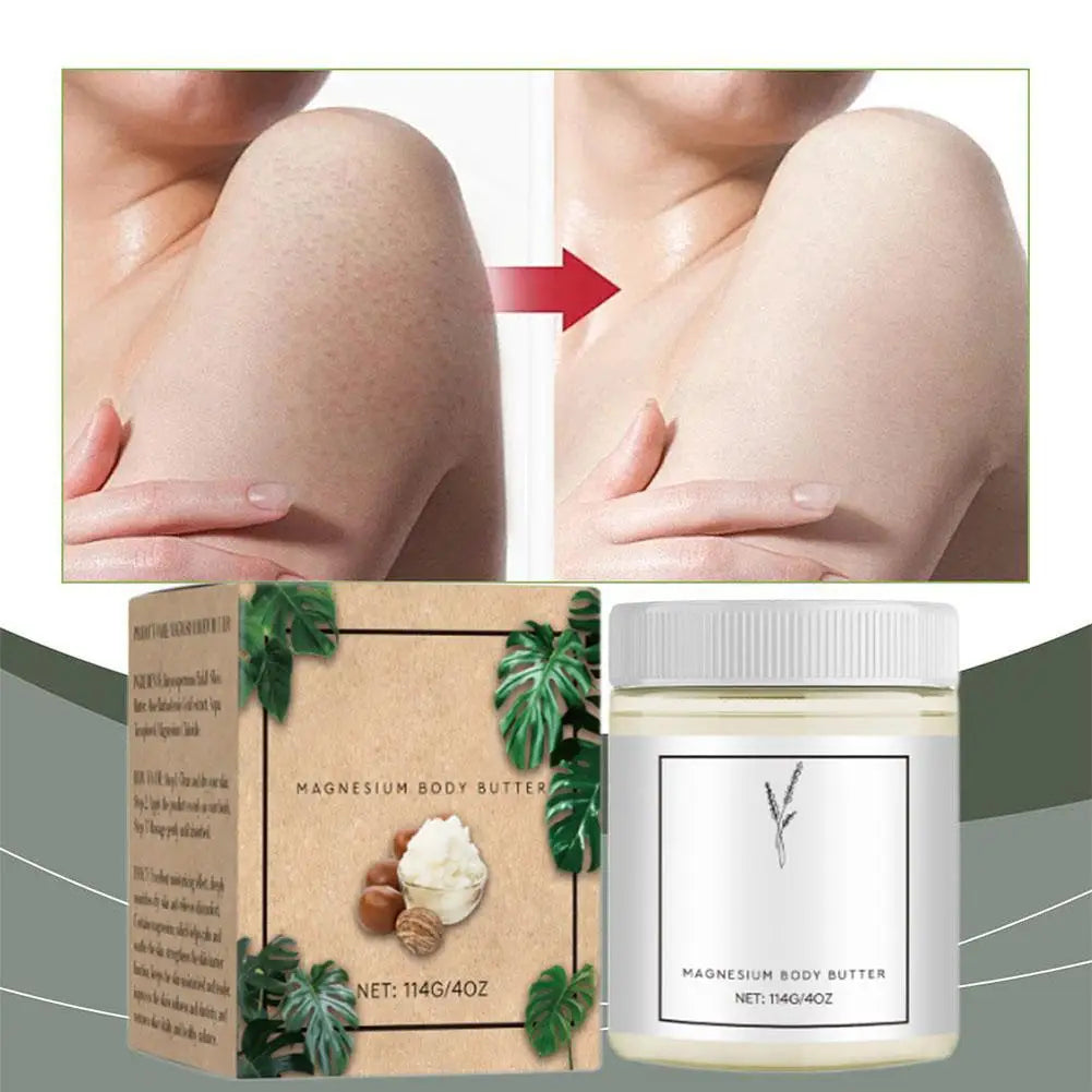 Natural Magnesium Body Butter - Deeply Moisturizes Skin