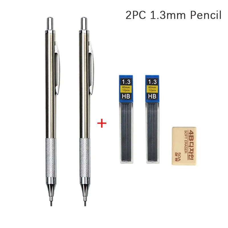 Mechanical Pencil Set | 0.3 0.5 0.7 0.9 1.3 2.0mm