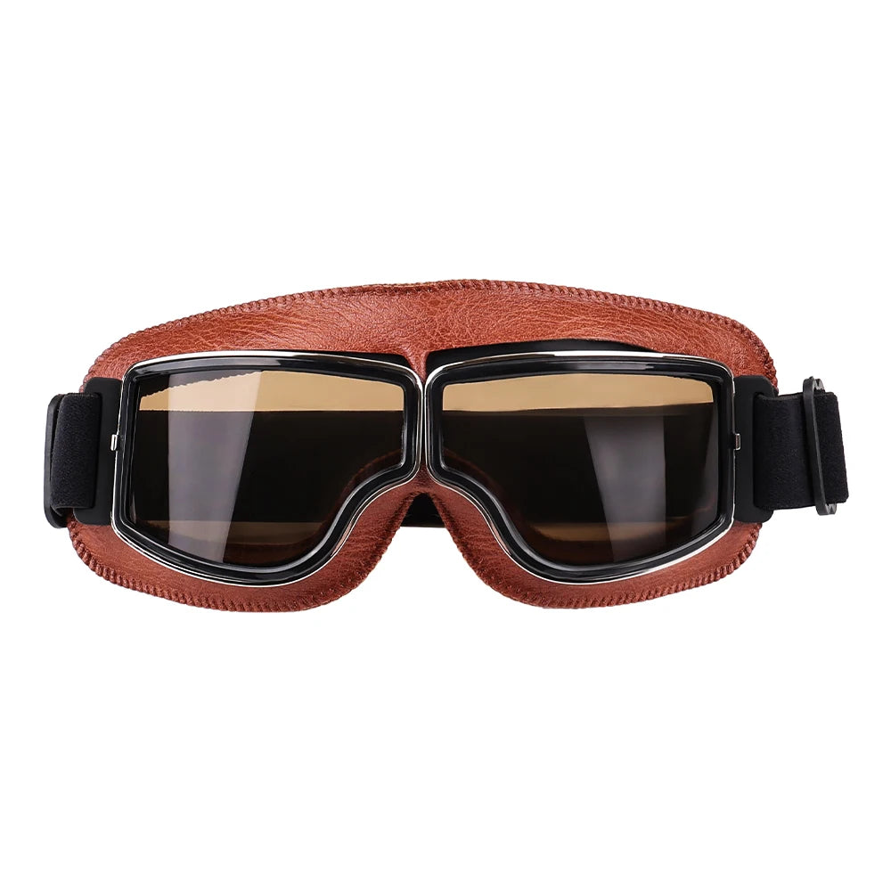 Retro Motorcycle Helmet Goggles