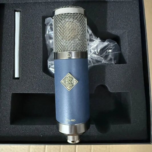 TF11-PRO Pro Studio Mic 34mm Gold Diaphragm  -32dB/16dB Noise | 130dB SPL | Cardioid  48V Phantom for ASMR/Streaming/Recording
