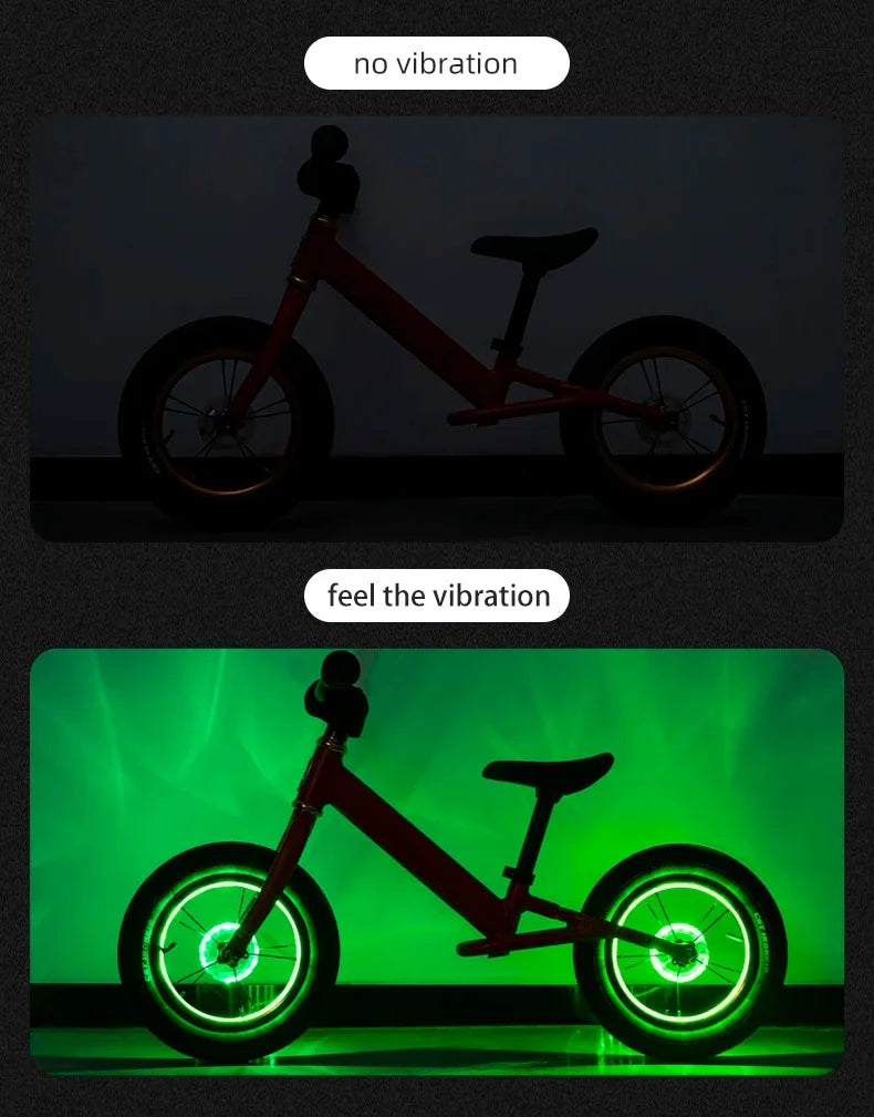 LED Bicycle Wheel Light with Multifarious Lighting Modes for Night Riding Safety
