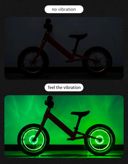 LED Bicycle Wheel Light with Multifarious Lighting Modes for Night Riding Safety