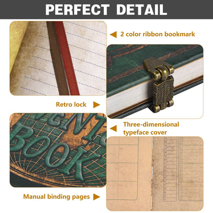 DIY Our Adventure Book Leather Photo Album - 180 Pages