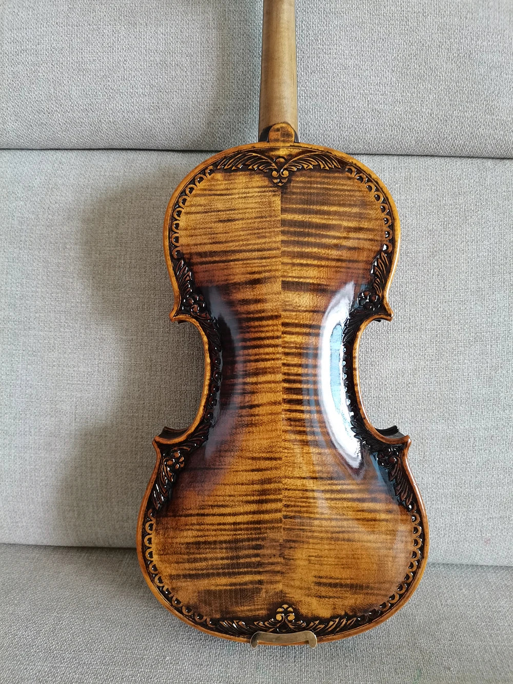 Professional Italian  Hand Carved European Spruce  4/4 Retro Coffee Violin - Strong Tone