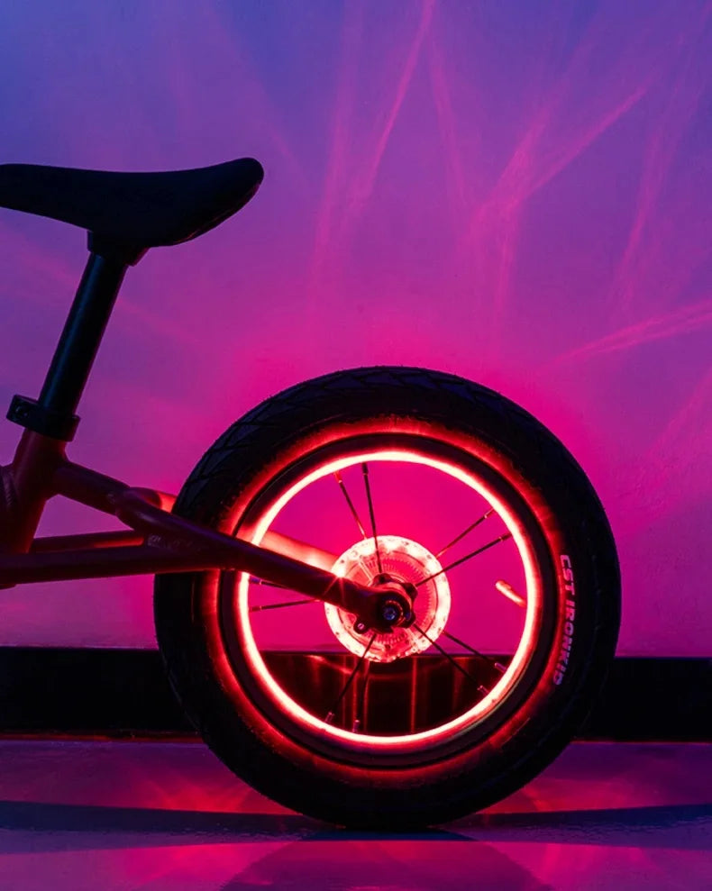 LED Bicycle Wheel Light with Multifarious Lighting Modes for Night Riding Safety