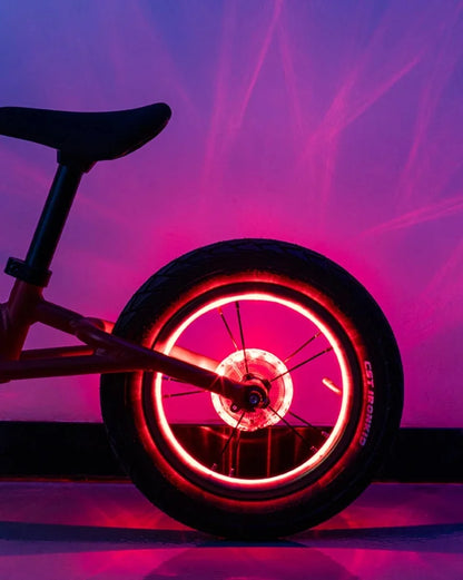 LED Bicycle Wheel Light with Multifarious Lighting Modes for Night Riding Safety