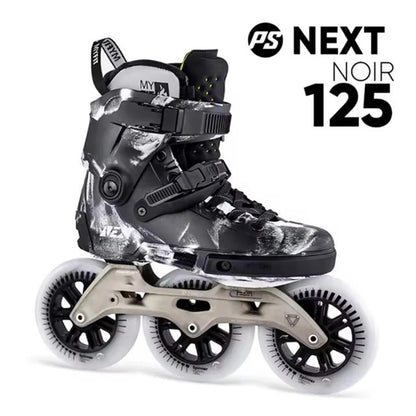 Powerslide NEXT Trinity Inline Skates – Professional Freeride Roller Blades for Street, Racing & Urban Skating with 3/4 Wheel Setup